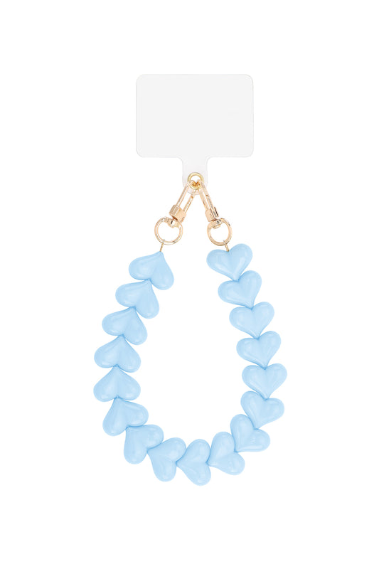 Telefoon koord blauw