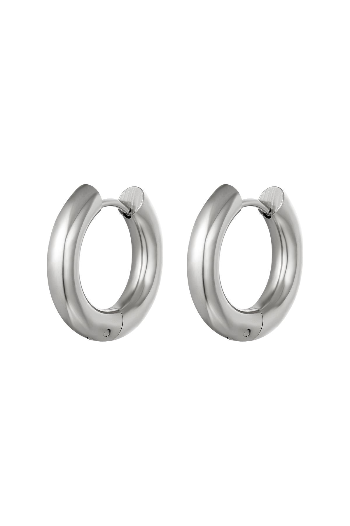 Hoops klein zilver