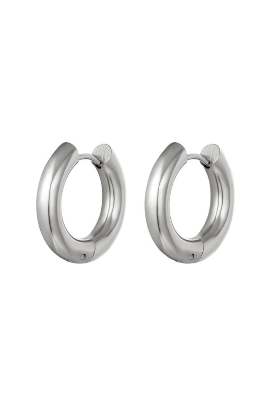 Hoops klein zilver