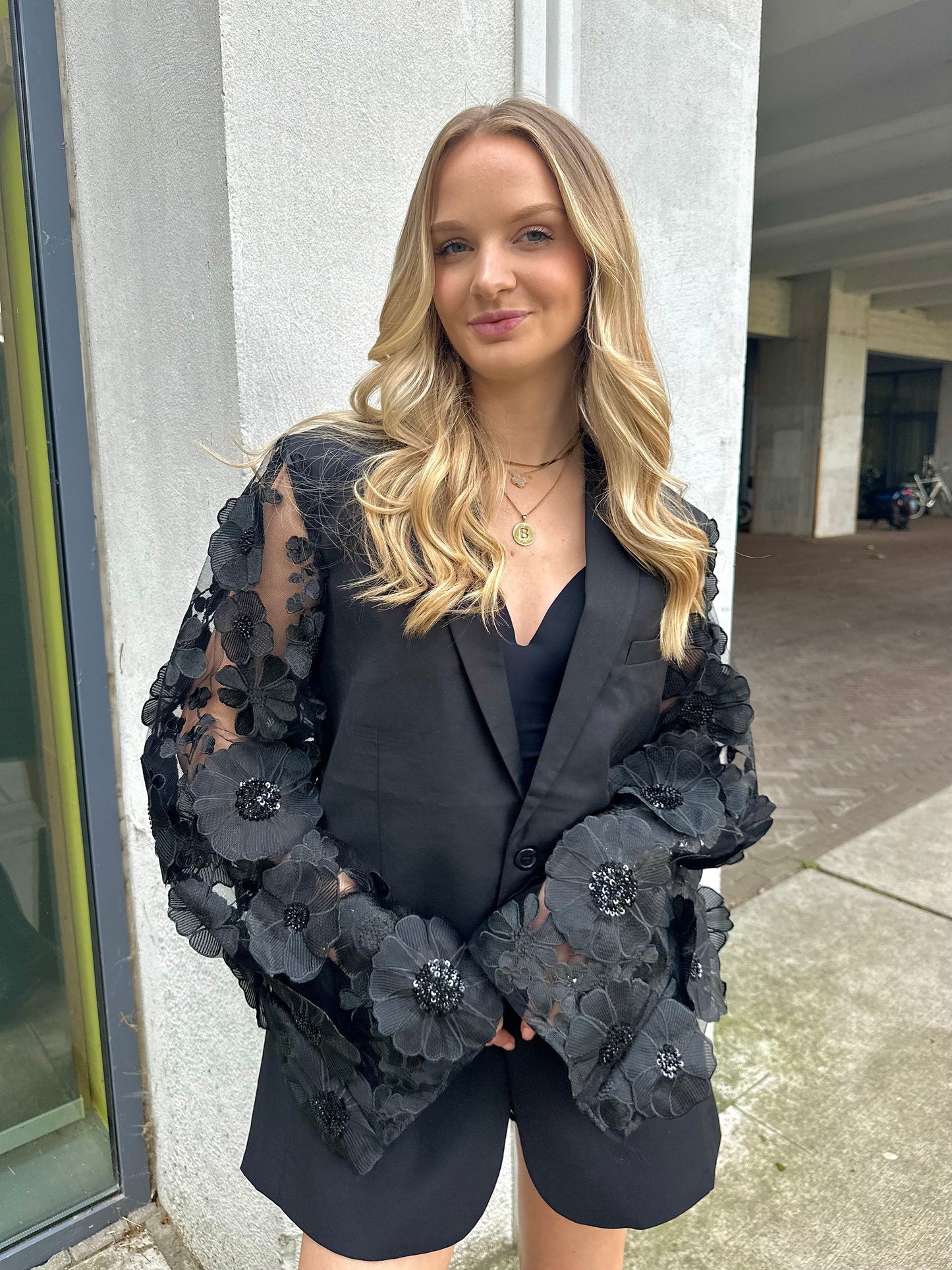 Black swan blazer