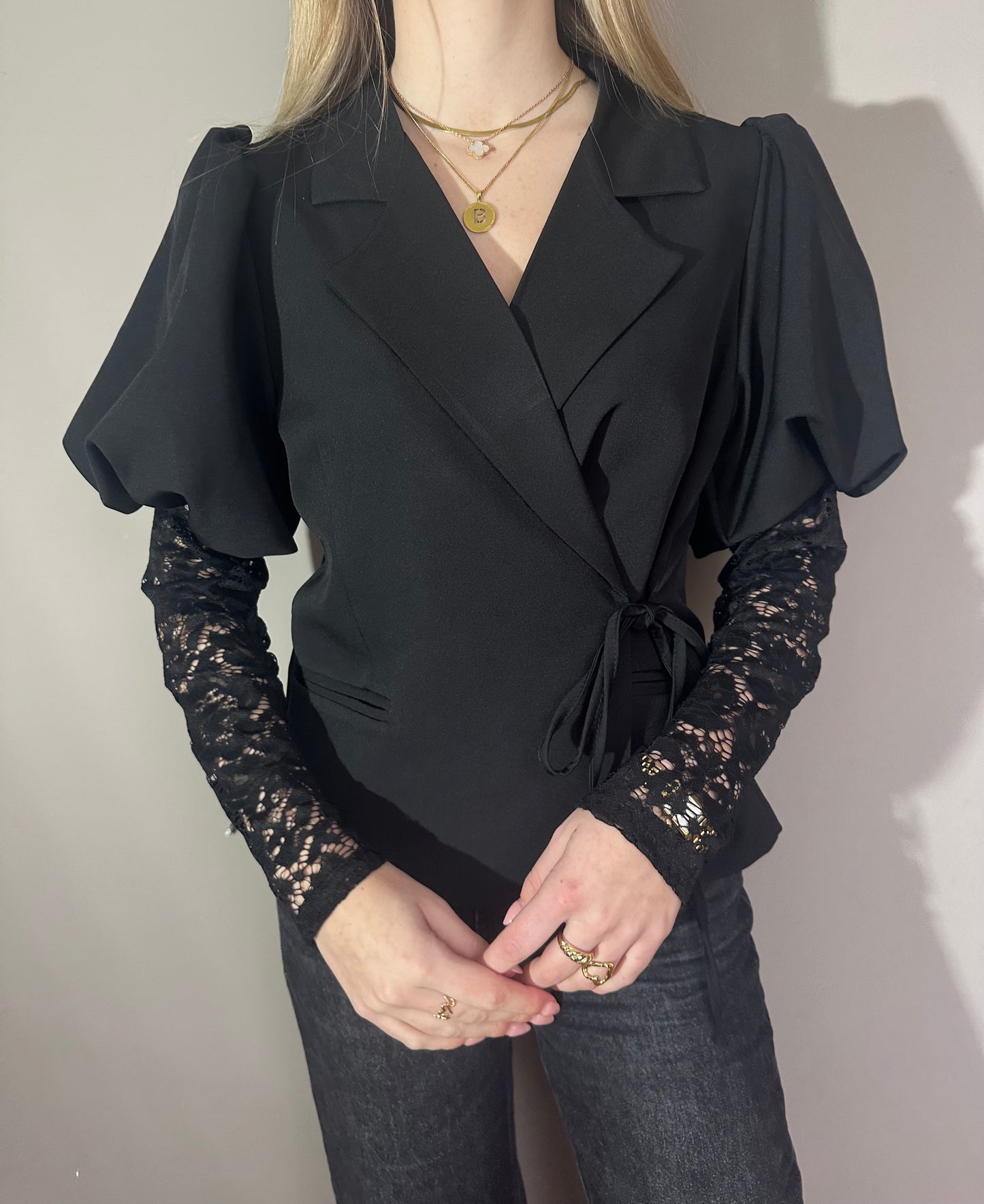 Livia blazer zwart