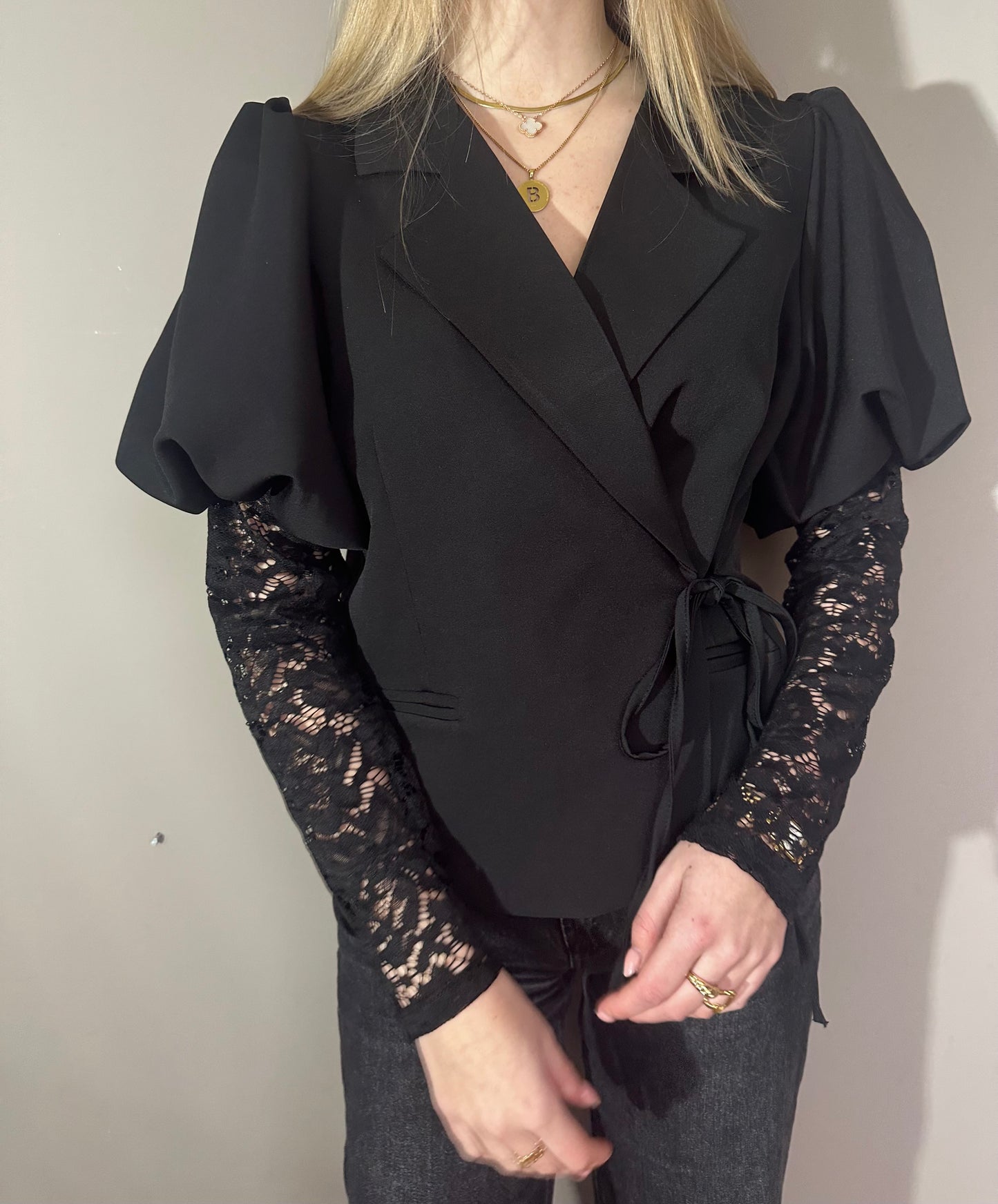 Livia blazer zwart