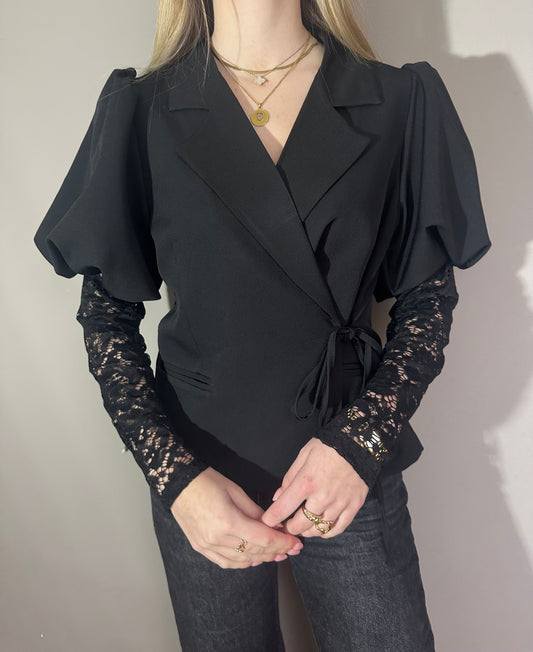 Livia blazer zwart